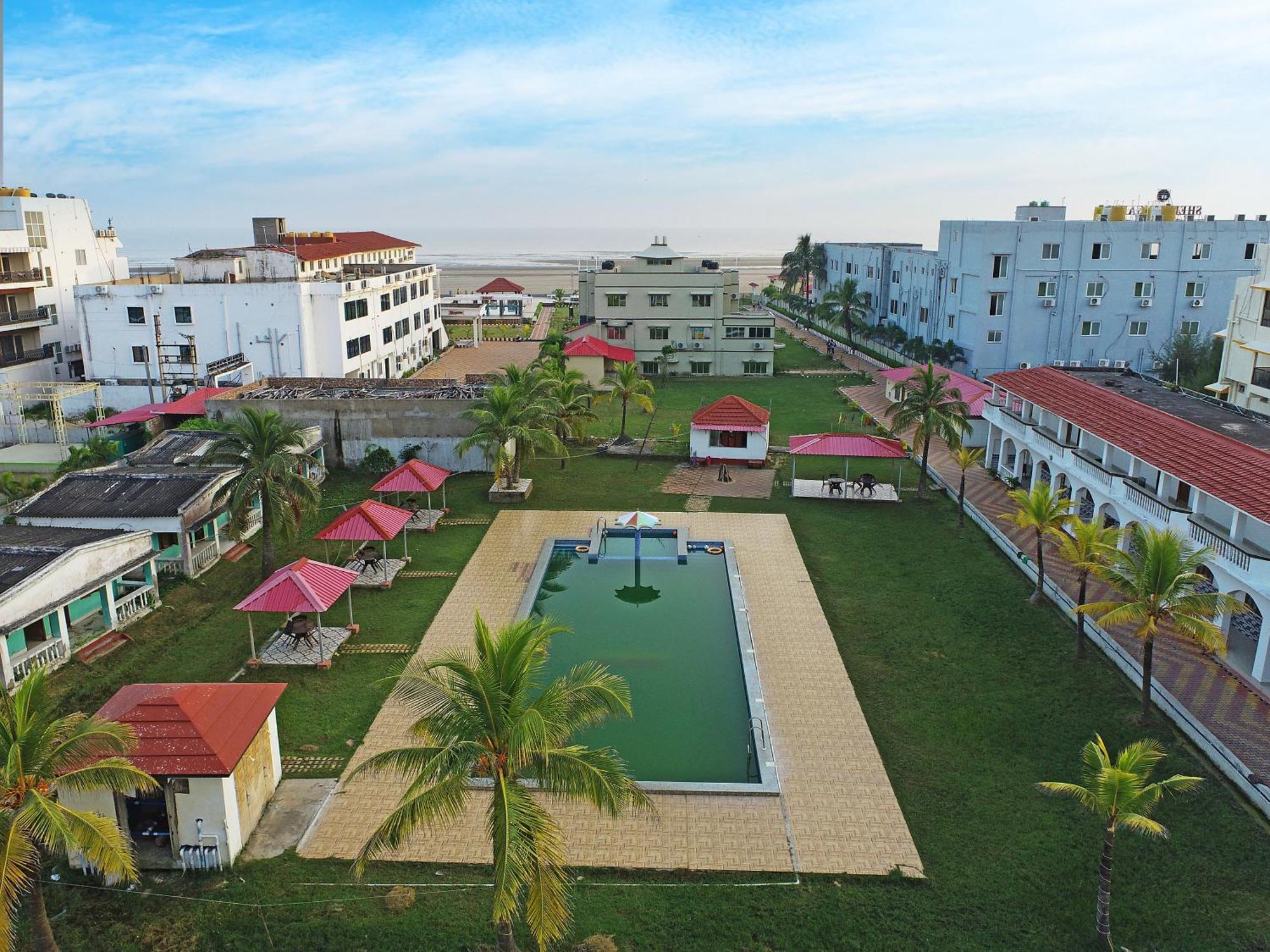 Silver Sand Eco Resort !! Beachfront !! With Biggest Pool And Huge Open Area !! Ideal For Weddings !! Couple Friendly !! Mandarmani Esterno foto